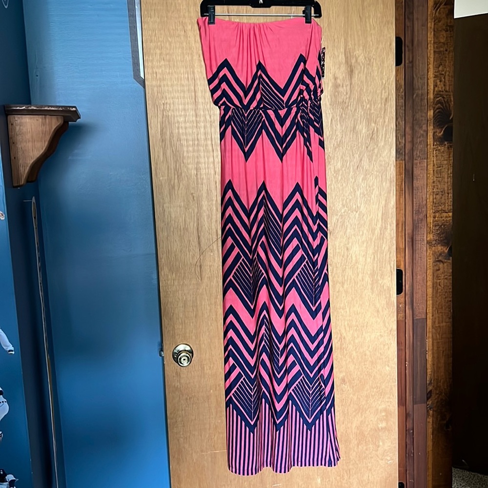 NWT Bongo strapless MAXI DRESS SZ Large